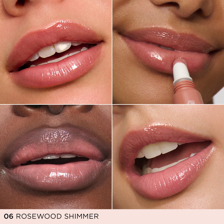 Clarins Natural Lip Perfector AwardWinning Sheer Finish Lip Gloss Instant 3D Shine Nourishing Hydrating Softening and Li