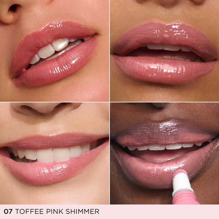Clarins Natural Lip Perfector Sheer Finish Lip Gloss Instant 3D Shine Nourishing Hydrating Softening and Lip Plumping Co