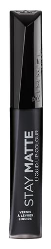 Rimmel London Stay Matte Liquid Lip Color with Full Coverage KissProof Waterproof Matte Lipstick Formula that Lasts 12 H