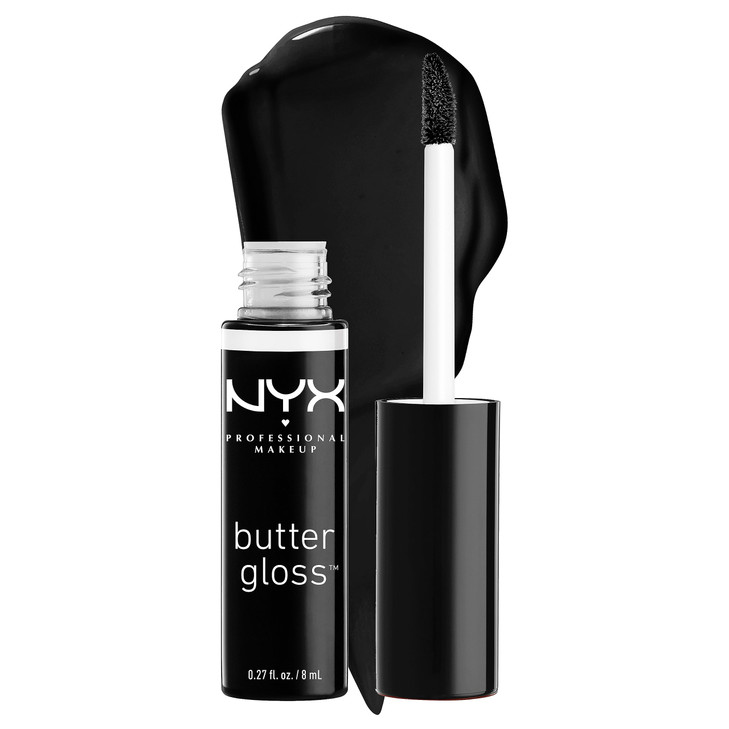 NYX PROFESSIONAL MAKEUP Butter Gloss NonSticky Lip Gloss Licorice Black