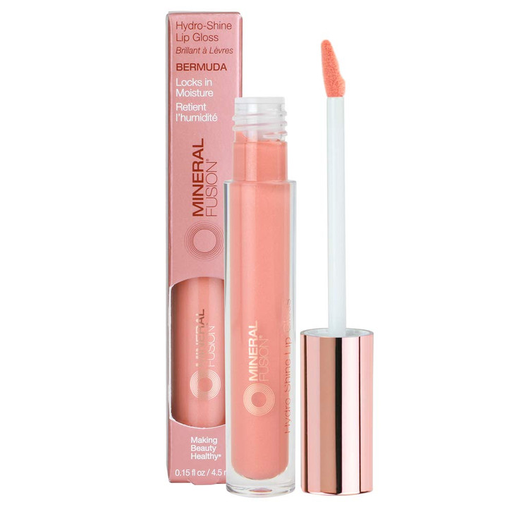 Mineral Fusion HydroShine Lip Gloss Bermuda 015 Ounces