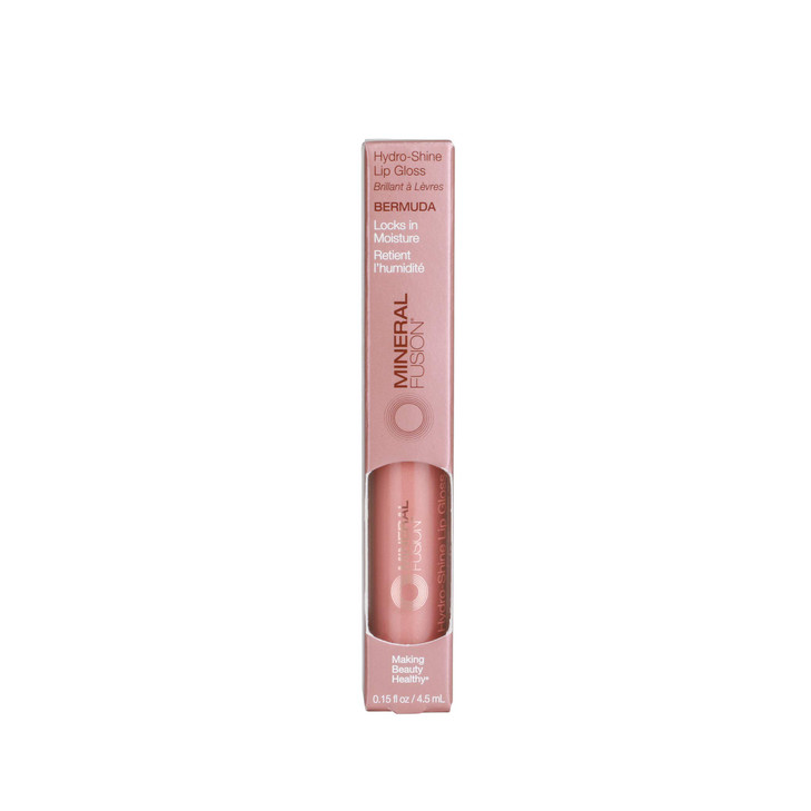 Mineral Fusion HydroShine Lip Gloss Bermuda 015 Ounces