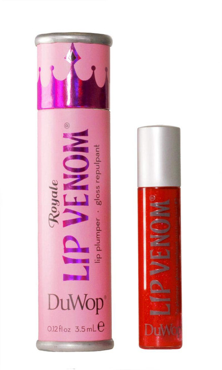 DuWop Lip Venom Lip Plumping Balm Venom Royale with Red Tint