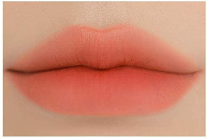 3CE BLUR WATER TINT46g soft lip with less smear with a blurry finish CORAL MOON with sun cream1ml3ea