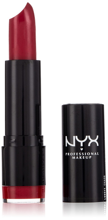 NYX PROFESSIONAL MAKEUP Extra Creamy Round Lipstick Chaos Strawberry Pink