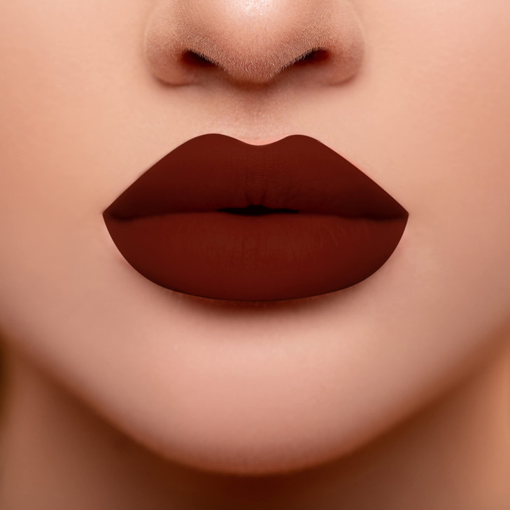 Klara Cosmetics Kiss Proof Lipstick Liquid Matte Liquid Lipstick for Women Long Lasting Lipstick 14 Chocolate Temptation