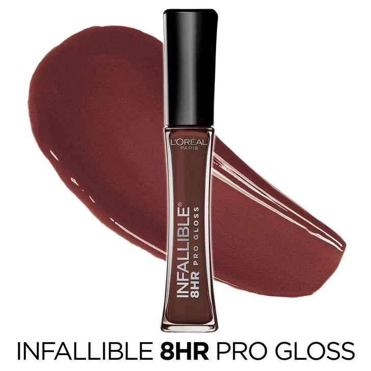 LOreal Paris Makeup Infallible 8 Hour Hydrating Lip Gloss Truffle 021 Fl Oz