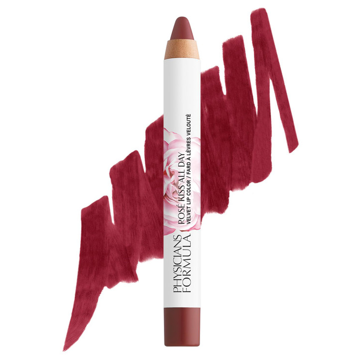 Physicians Formula Ros Kiss All Day Velvet Lip Color Wine Dine Dermatologist Tested Clinicially Tested