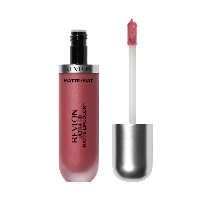 Revlon Ultra HD Matte Lipcolor Velvety Lightweight Matte Liquid Lipstick in Pink Devotion 600 02 oz