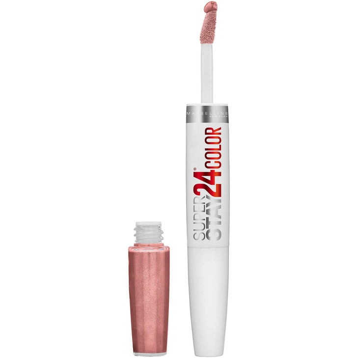 Maybelline Super Stay 24 2Step Liquid Lipstick Makeup Long Lasting Highly Pigmented Color with Moisturizing Balm Timeles