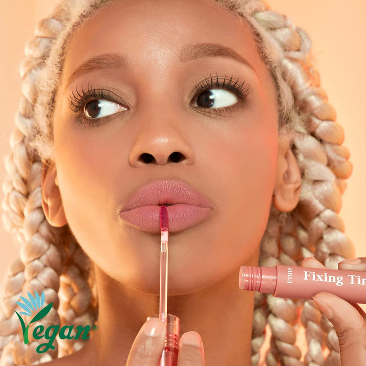 ETUDE Fixing Tint 4g Long Lasting High Pigmented Liquid Lipstick Lip Stain Waterproof Lightweight matte finish Full Cove