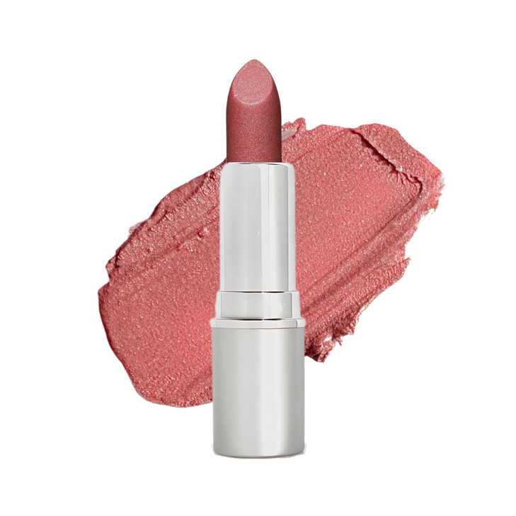 Honeybee Gardens Truly Natural Long Lasting Lipstick San Francisco Pink and Peach With Rose Naturally Hydrating Nourishi
