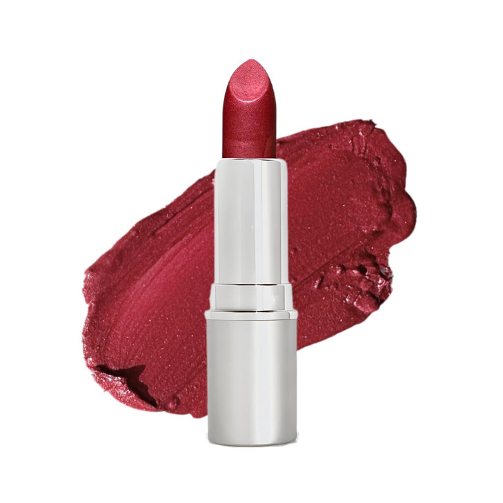Honeybee Gardens Truly Natural Long Lasting Lipstick Goddess Medium Berry with Wine Undertones Naturally Hydrating Nouri