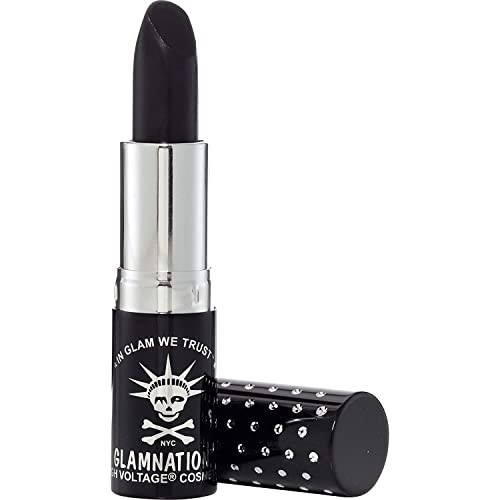 MANIC PANIC Lethal Semi Matte Lipstick Creamtones Raven Black Lipstick LongLasting Moisturizing Formula Talc CrueltyFree