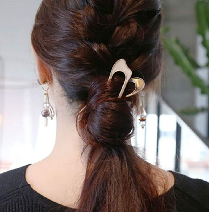 Suoirblss 2PCS U-Shaped Plug Hair Fork Hair Clips Stick Pin Hairpins Hair Comb Hair Fork Beauty Tools Hair Accessories for Womens (B#) online at globaldelivered