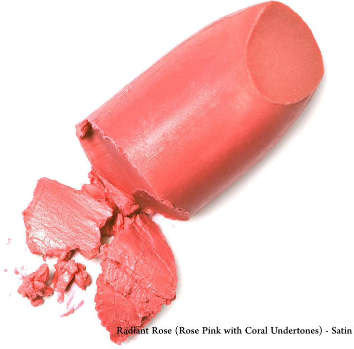 Moms Secret Natural Lipstick Organic Vegan Gluten Free Cruelty Free Made in the USA 012 oz Radiant Rose