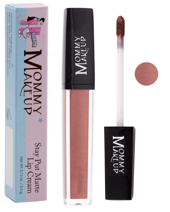 Mommy Makeup Stay Put Matte Lip Cream Kissproof Transferproof Waterproof Long Lasting Lipstick NonDrying Formula Infused