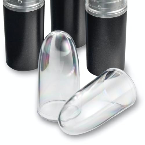 byAlegory Clear Lipstick Caps Compatible With MAC Replaces Original Cap To See Your Favorite Lipstick Color Easily 48 Ca