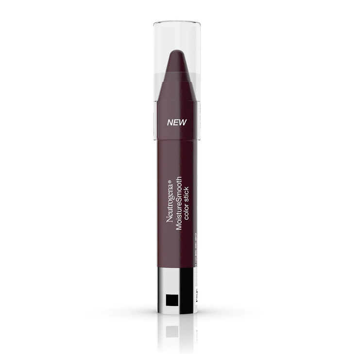 Neutrogena Moisturesmooth Color Lip Stick 180 Deep Plum 011 Oz Pack of 1