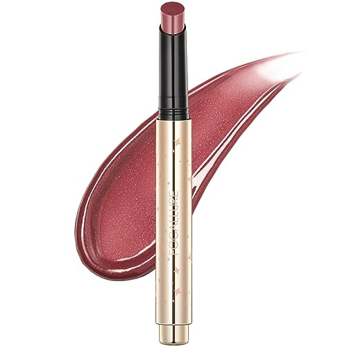 FOCALLURE Sparkling Gem Lip Plump Hydrating Volumizing Lip Plumper Gloss Balm HighShine Lip Plumping Pen Plumps Moisturi