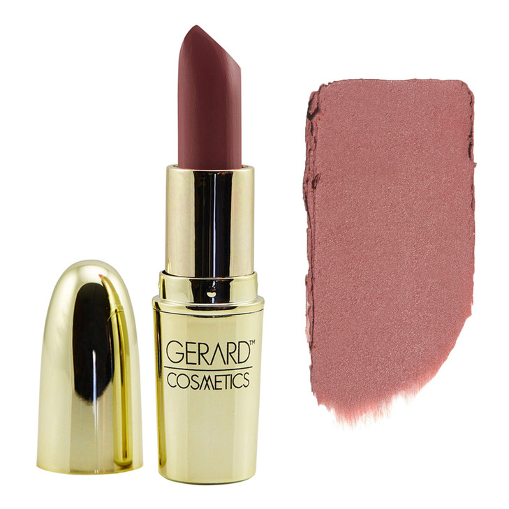 Gerard Cosmetics Lipstick 1995 Neutral Pink Mauve Lipstick with Comfort Matte Finish Highly Pigmented Smooth Formula wit