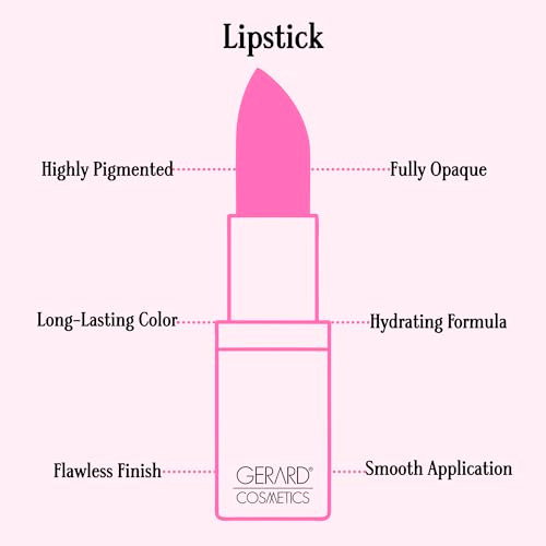 Gerard Cosmetics Lipstick Buttercup Nude Pink Buttercup Lipstick with Luxe Satin Finish Highly Pigmented Smooth Formula