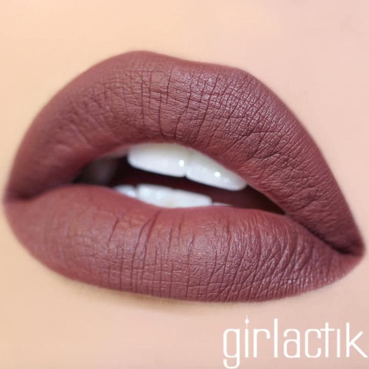 Girlactik Long Lasting Matte Lip Paint Liquid Lipstick in Allure Long wearing Smooth Application Pigmented NonCrack Form