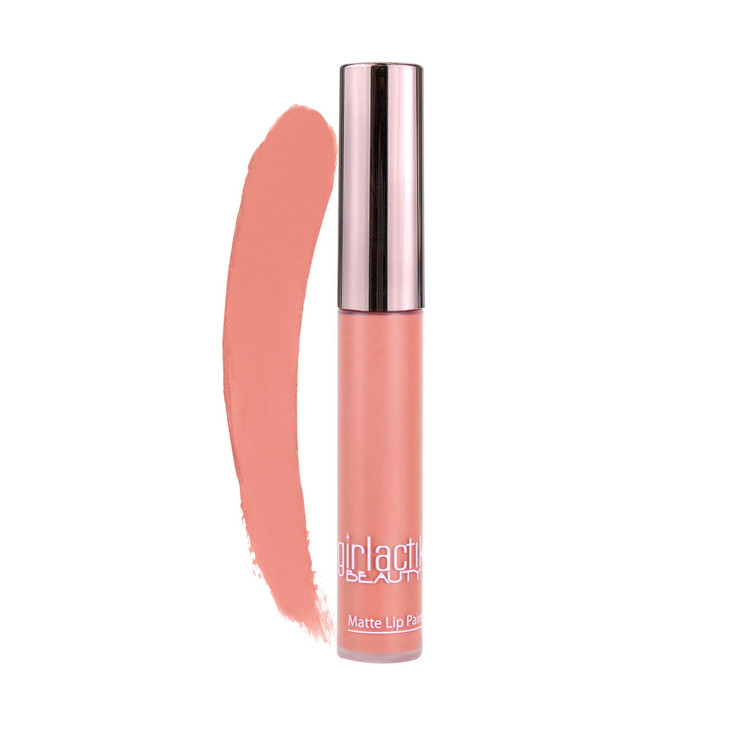 Girlactik Long Lasting Matte Lip Paint Liquid Lipstick in Allure Long wearing Smooth Application Pigmented NonCrack Form
