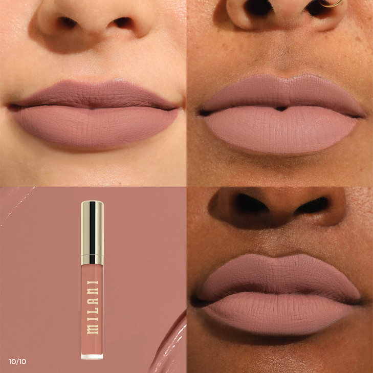 Milani Stay Put Longwear Liquid Lipstick SmudgeProof KissProof and FadeResistant Formula for AllDay Wear 1010