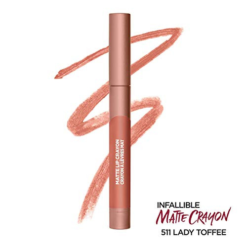 LOral Paris Infallible Matte Lip Crayon Lady Toffee Packaging May Vary