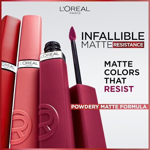LOreal Paris Infallible Matte Resistance Liquid Lipstick up to 16 Hour Wear Le Rouge Paris 420 016 Fl Oz