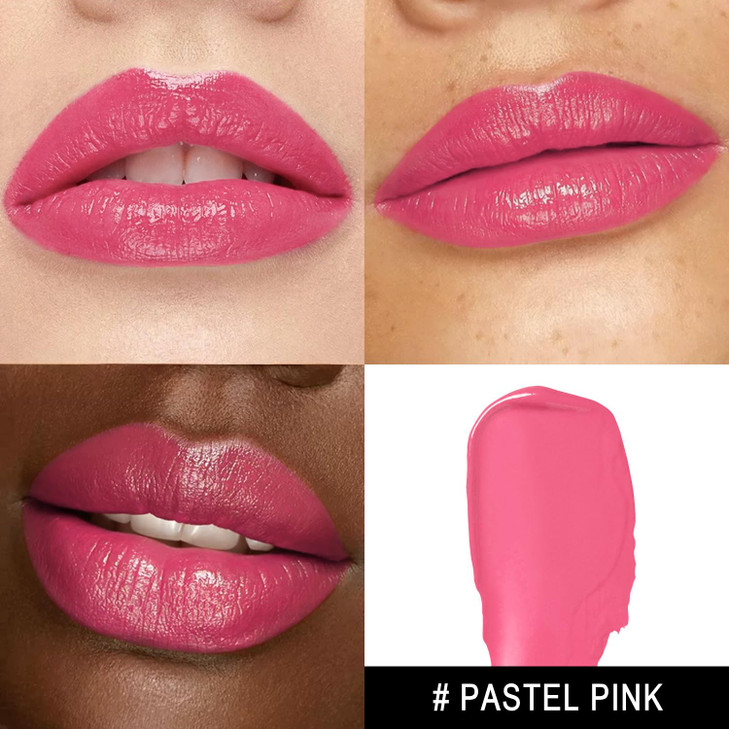 MAKI YIKA Moisture Pink Lipstick for Women Hydrate Lip Balm for Dry Cracked Lips Weightless Glossy Lip Color Juicy Finis