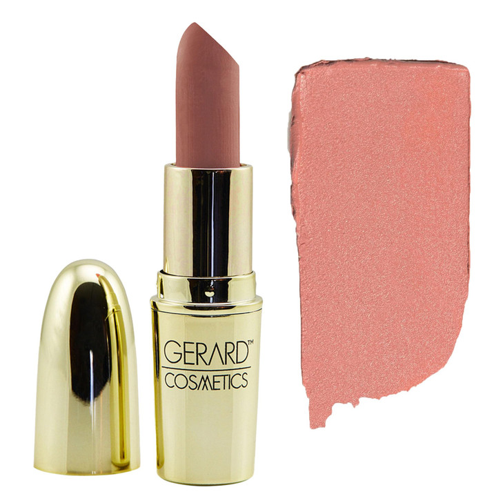 Gerard Cosmetics Lipstick Nude Nude Lipstick with Comfort Matte Finish Highly Pigmented Smooth Formula with Hydrating In