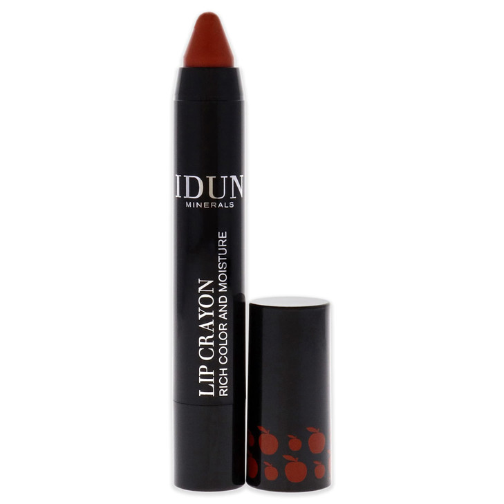 Idun Minerals Lip Crayon Vegan Formula Intense Color Payoff Full Coverage Finish Lips Stay Moisturized And Soft Long Las