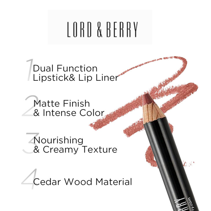Lord Berry MAXIMATTE Crayon Matte Lipsticks Intense Color With Soft Creamy Touch Enriched With Vitamin E Hydrating Long