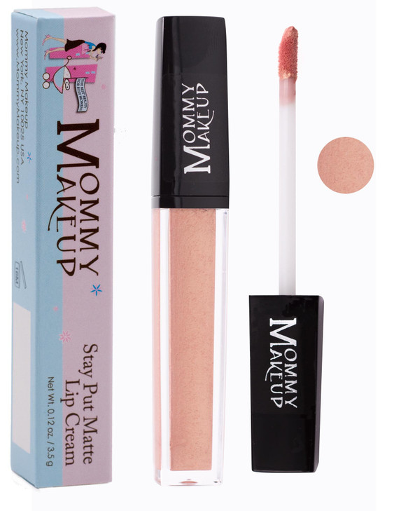 Mommy Makeup Stay Put Matte Lip Cream Kissproof Transferproof Waterproof Long Lasting Lipstick NonDrying Formula Infused