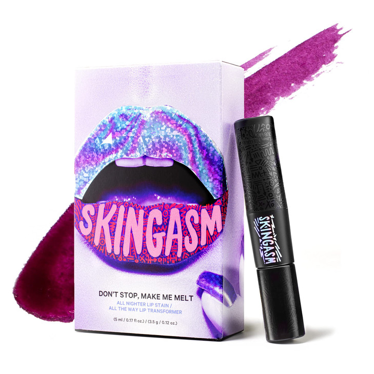 SKINGASM All Nighter Lip Stain Lip Transformer A CrueltyFree DualSided Matte Lipstick and Lip Gloss Long Lasting KissPro
