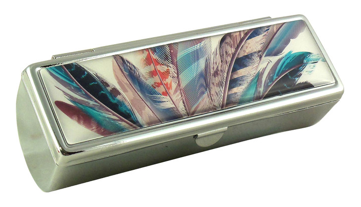 Houder Designer Lipstick Case with Mirror for Purse Decorative Lipstick Holder with Gift Box Velvet Lined Protect Your L