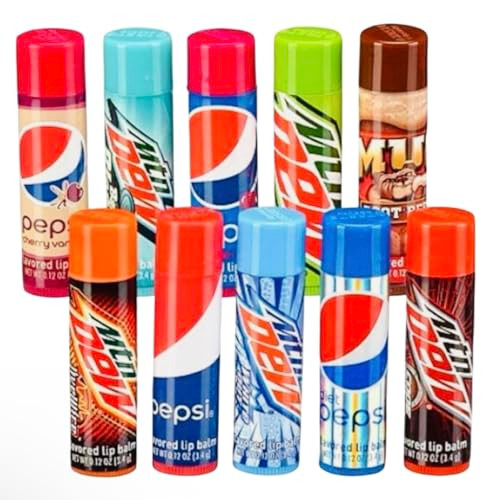 Taste Beauty Pepsi 10 Flavored Lip Balms (Pack of 1) online at globaldelivered