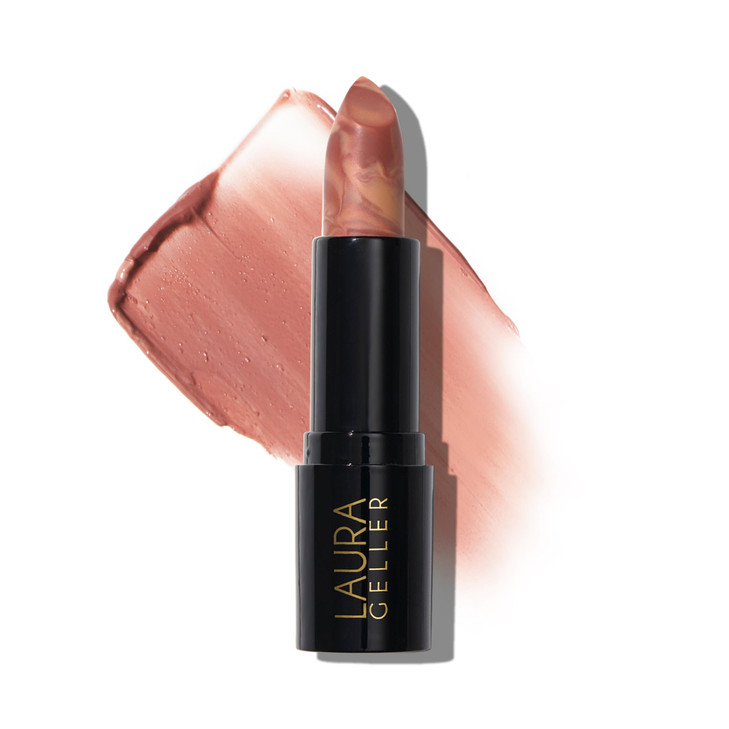 LAURA GELLER NEW YORK Italian Marble Sheer Lipstick Berry Banana Hydrating Lightweight Vitamin E Caster Seed Oil Cream F