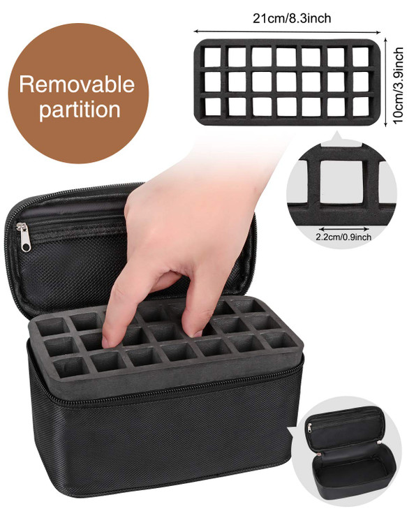 Lipstick Organizer Bag Lip Gloss Lip Balm Case Chapstick Holder Bag Makeup Artist Lipstick Bag With Compartment Cosmetic