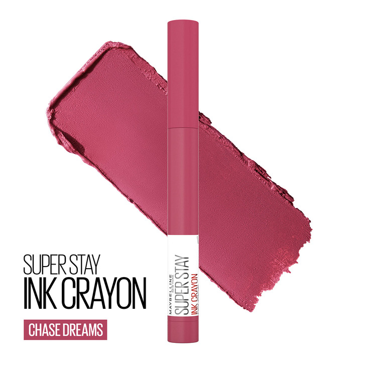 Maybelline Super Stay Ink Crayon Matte Longwear Lipstick Makeup 150 Chase Dreams 004 oz