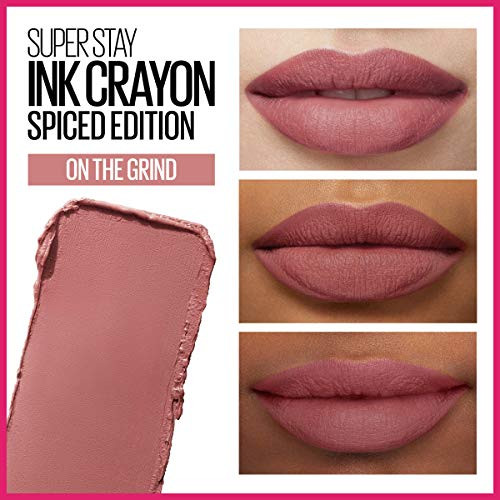 Maybelline Super Stay Ink Crayon Lipstick Makeup Precision Tip Matte Lip Crayon with Builtin Sharpener Longwear Up To 8H