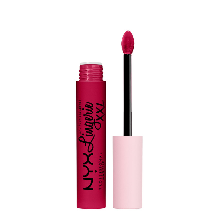 NYX PROFESSIONAL MAKEUP Lip Lingerie XXL Matte Liquid Lipstick Stamina Blue Red