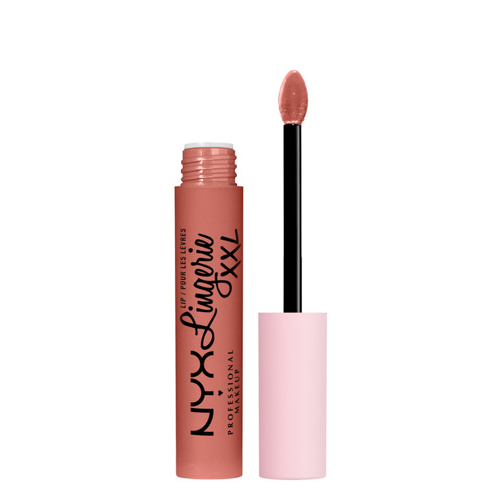 NYX PROFESSIONAL MAKEUP Lip Lingerie XXL Matte Liquid Lipstick TurnOn Peach Nude