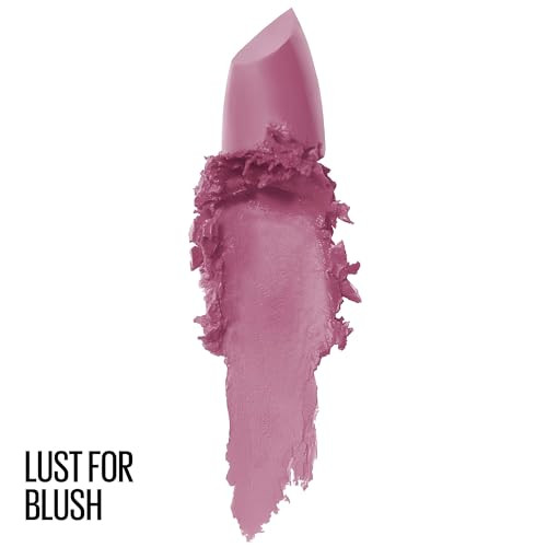 Maybelline Color Sensational Lipstick Lip Makeup Matte Finish Hydrating Lipstick Nude Pink Red Plum Lip Color Lust for B