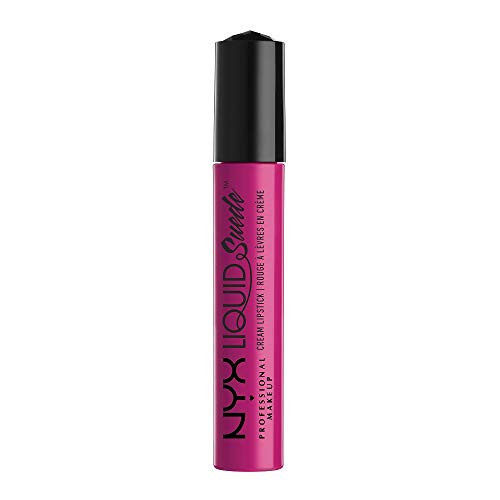 NYX PROFESSIONAL MAKEUP Liquid Suede Cream Lipstick Pink Lust Hot Pink