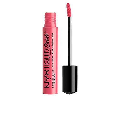NYX PROFESSIONAL MAKEUP Liquid Suede Cream Lipstick Tea Cookies Muted Tea Rose Pink