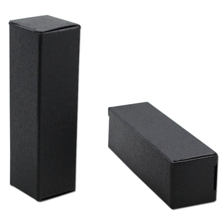 BAT Pack 50 Pack Mini 078x078x334 inch Rectangle Black Boxes Kraft Paper DIY Lipstick Beauty Accessories Essence Oil Lip