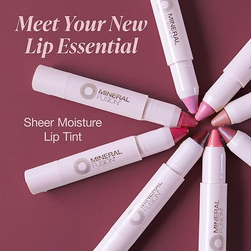 Mineral Fusion Sheer Moisture Lip Tint Glisten 01 Ounce Packaging May Vary